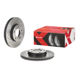 Mazda 3 Sport Brake Rotor (1) - Front - Brembo OE - Drilled Xtra - `09-`13